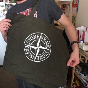 Stone island tote bag